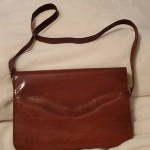 New Genuine Python Leather Bag by KUER